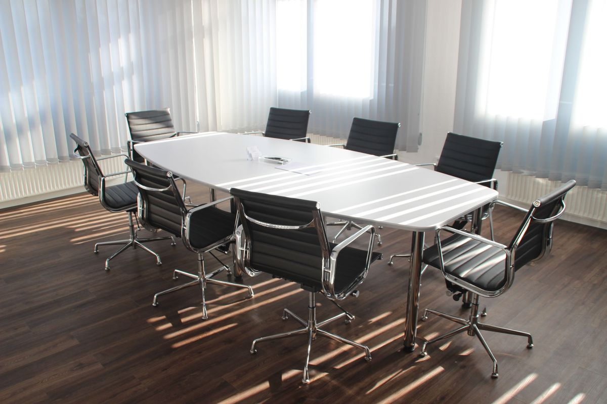 A modern corporate office setting evoking a large national firm's scale